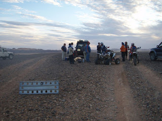 Desierto. Accidente. Desierto. Accidente.