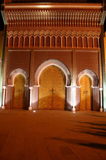 Fez. Puerta del Palacio Real. Fez. Puerta del Palacio Real.
