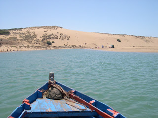 Moulay Bousselham. Paseo en barca por la Laguna de Medja Zerga.