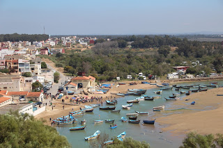 Moulay Bousselham. Vistas de la laguna.