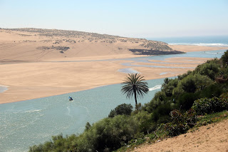 Moulay Bousselham. Vistas de la laguna.