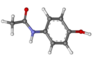 Molécula de Paracetamol Molecula Paracetamol
