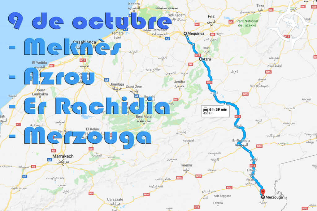 Mapa del 9 de Octubre de 2018